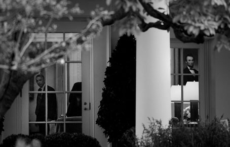 두 분의 대통령  Two Presidents	Olivier Douliery 2014. 10 / Washington, USA 12th The American Experience - Winner & Editors