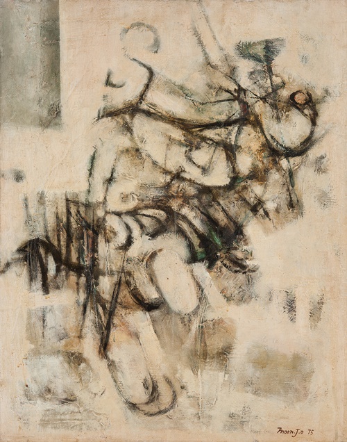 문종옥-1975 영 oil on canvas, 117-91